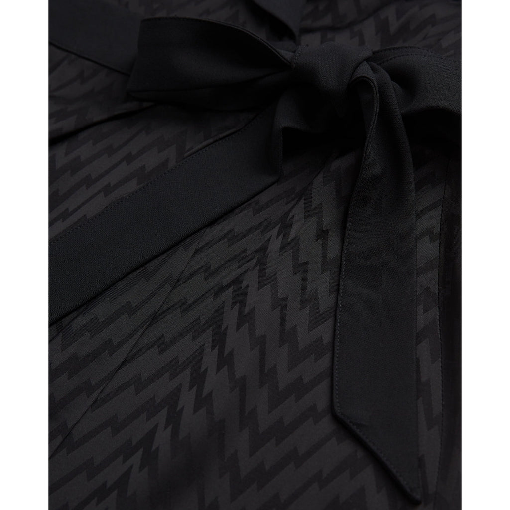 Wrap Dress - Black - Women