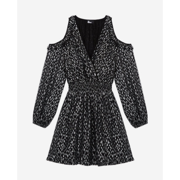 Skater Dress - Silver - Women