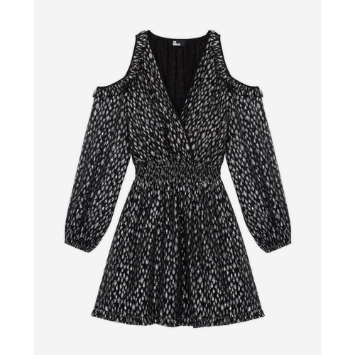 The Kooples - Robe Patineuse - Argenté - Femme