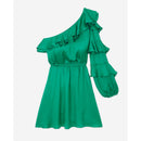 Robe Asymétrique - Vert - Femme