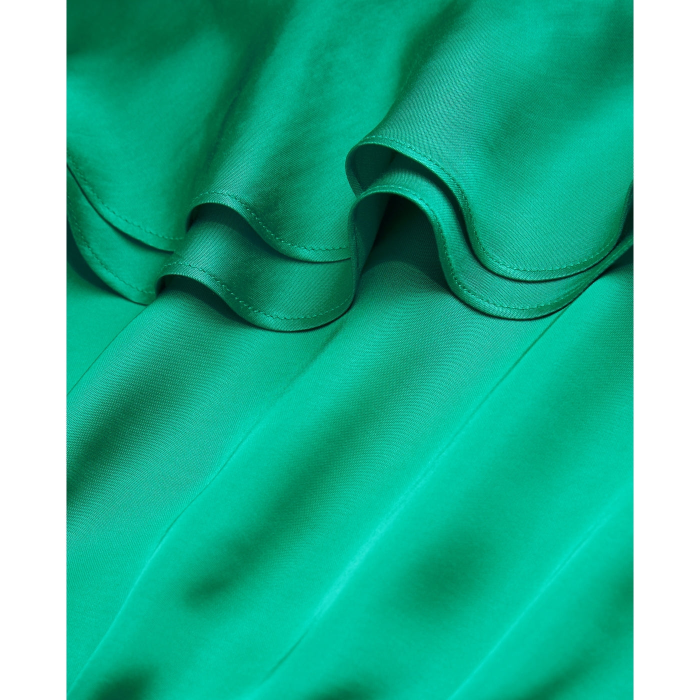 Asymmetrical Dress - Green - Women
