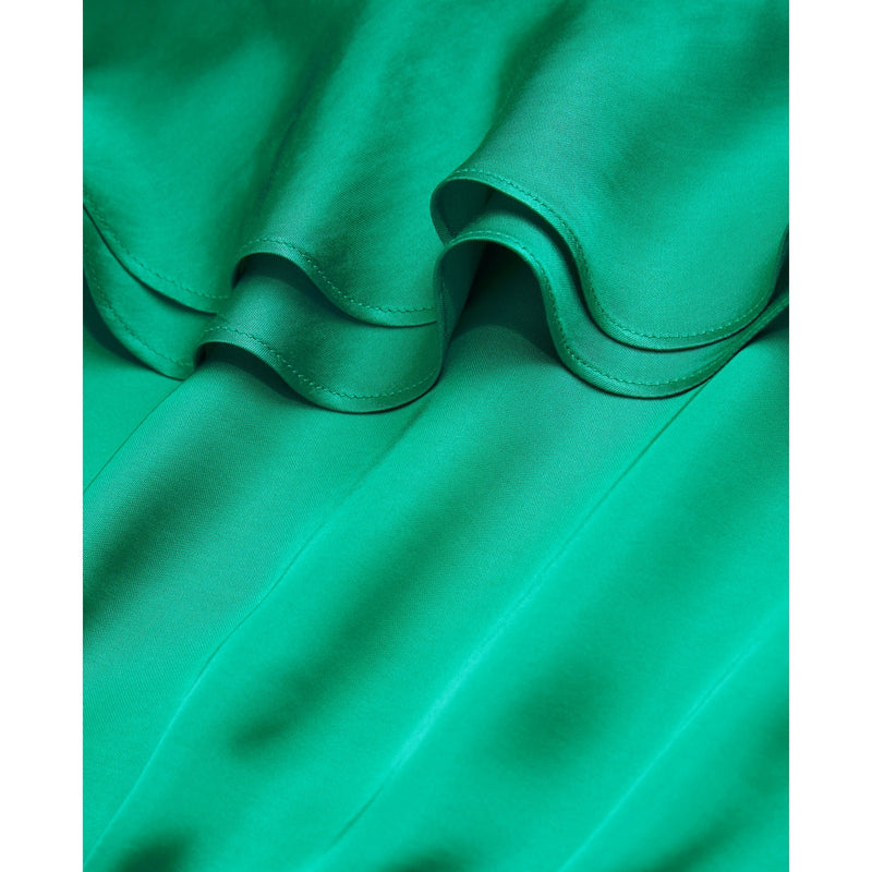 Robe Asymétrique - Vert - Femme