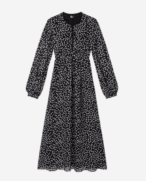 Robe Longue - Noir Et Blanc - Femme
