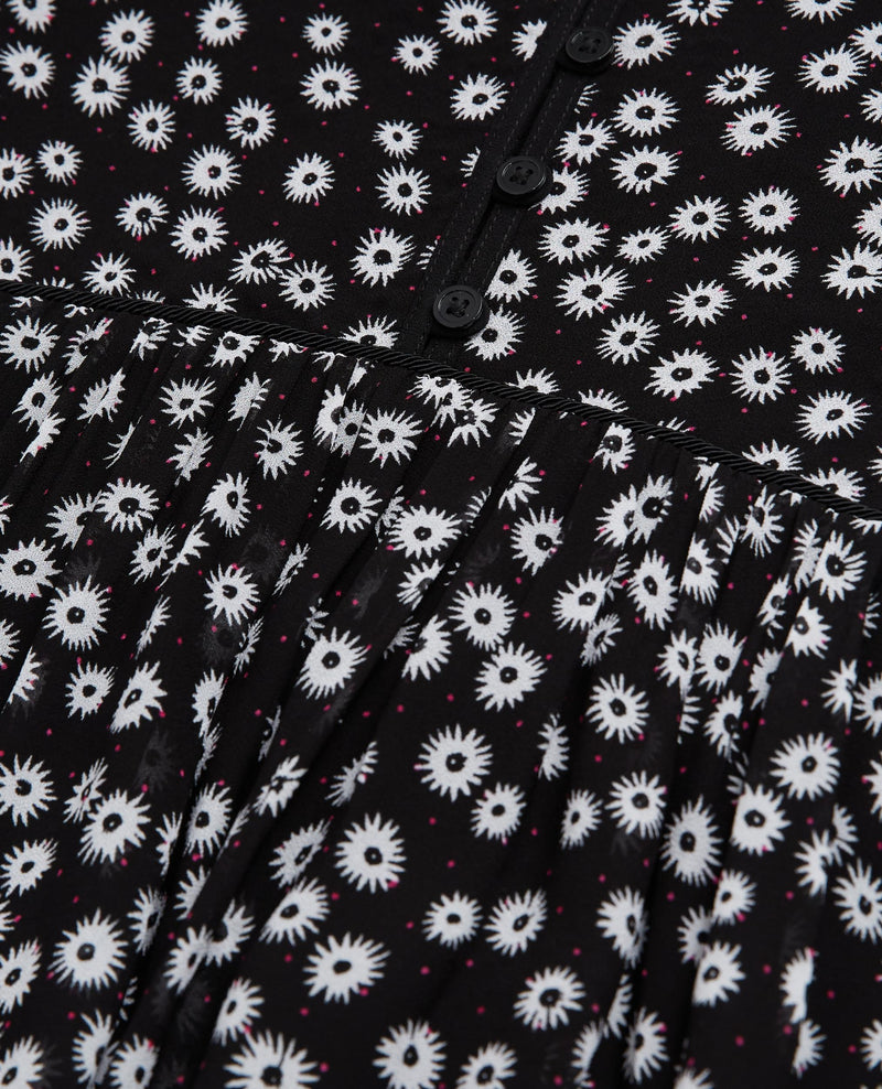 Robe Longue - Noir Et Blanc - Femme
