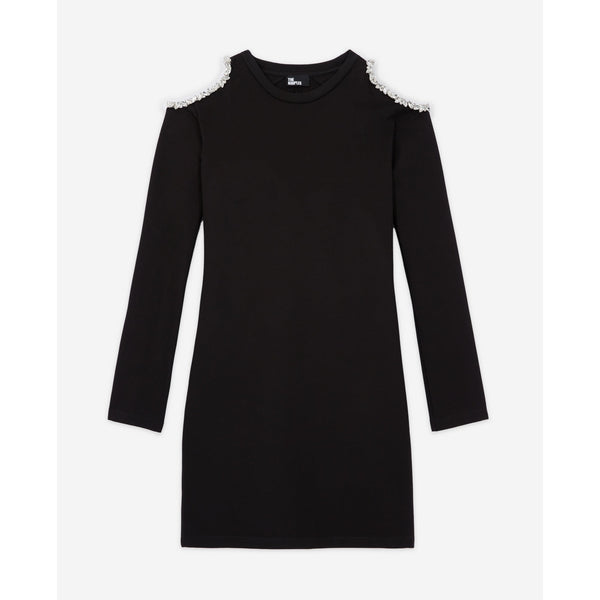 Dress With Cut Out Shoulders - Women