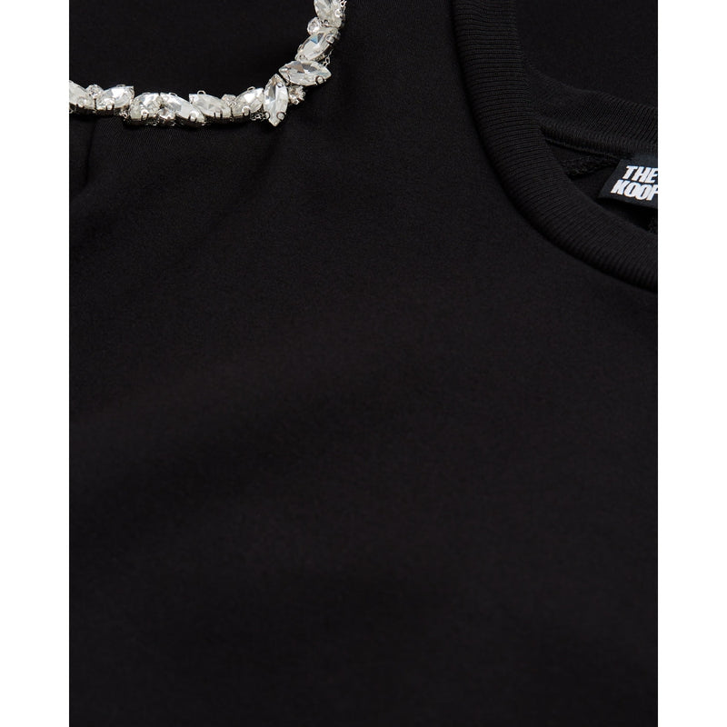 Vestido con hombros descubiertos - Mujer
