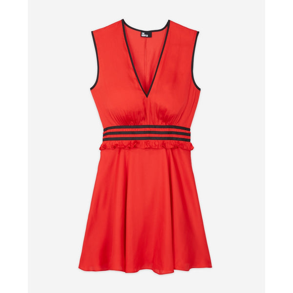 Skater Dress - Red - Women