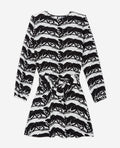 The Kooples - Robe - Noir Et Blanc - Femme