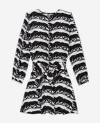 The Kooples - Robe - Noir Et Blanc - Femme