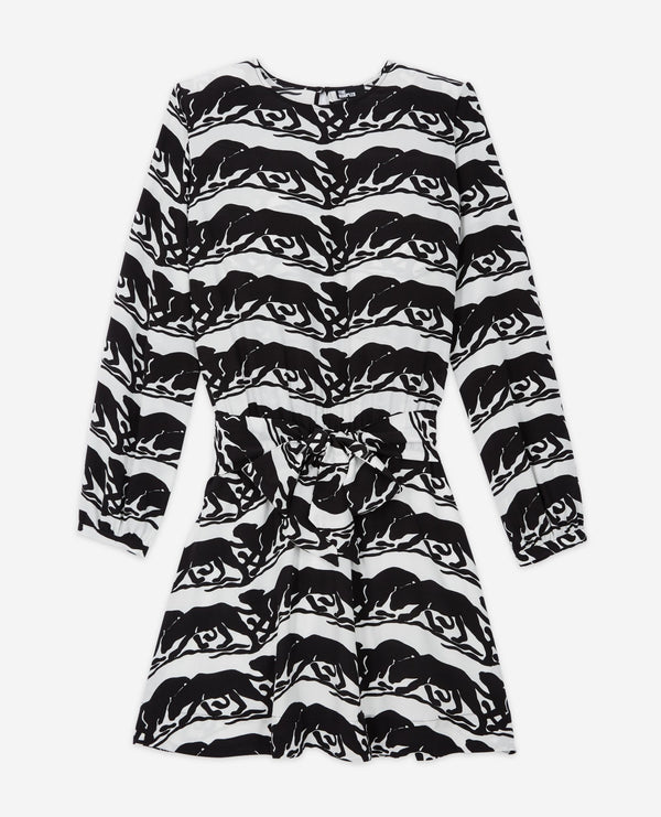 The Kooples - Robe - Noir Et Blanc - Femme