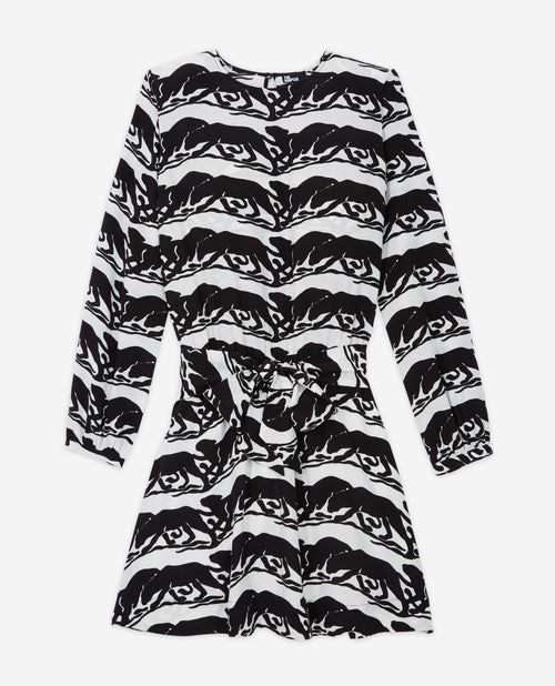 Robe - Noir Et Blanc - Femme