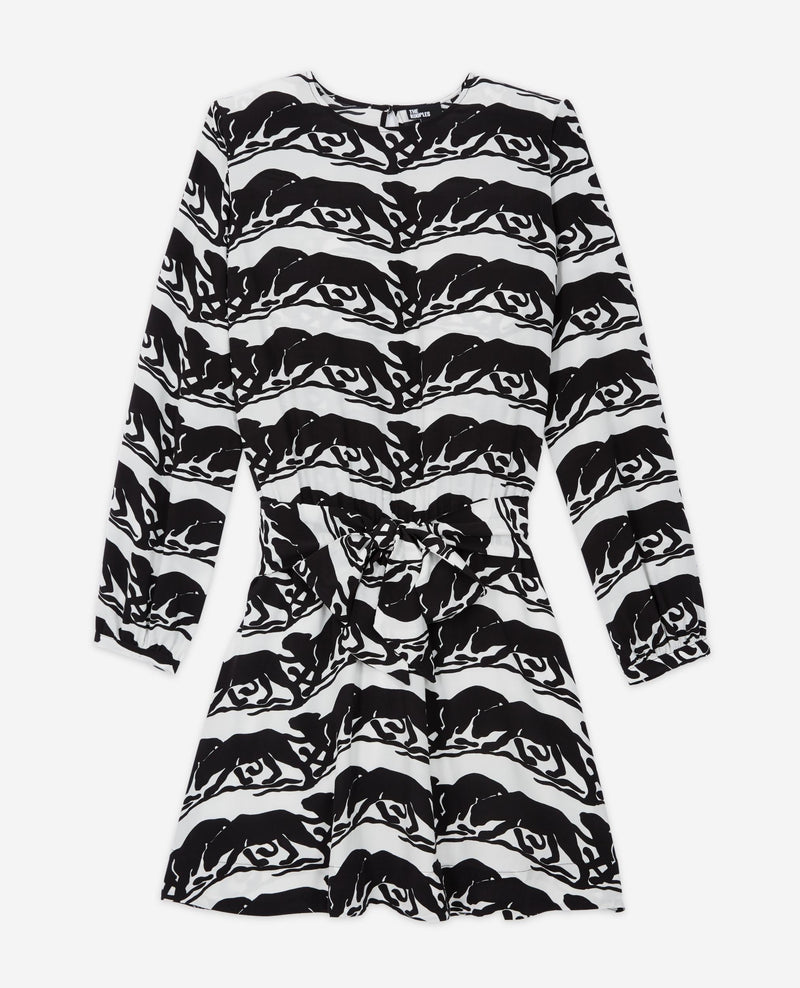 Robe - Noir Et Blanc - Femme