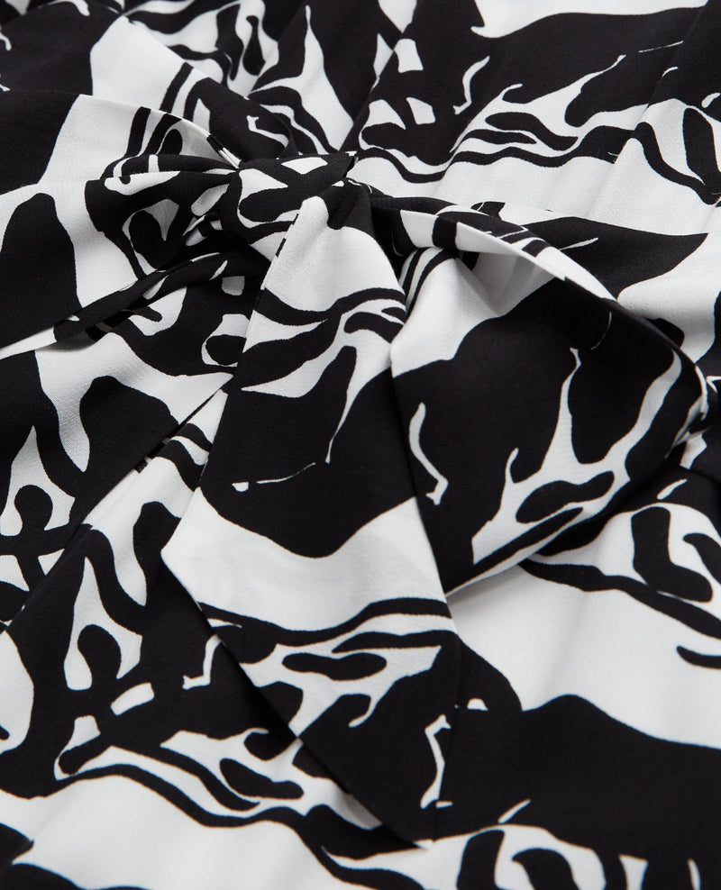 Robe - Noir Et Blanc - Femme