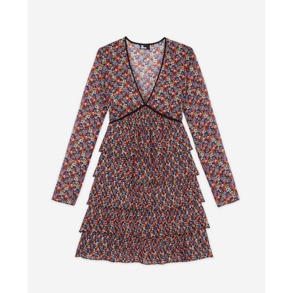 Ruffled Dress - Multicolor - Women