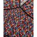 Vestido volantes - Multicolor - Mujer