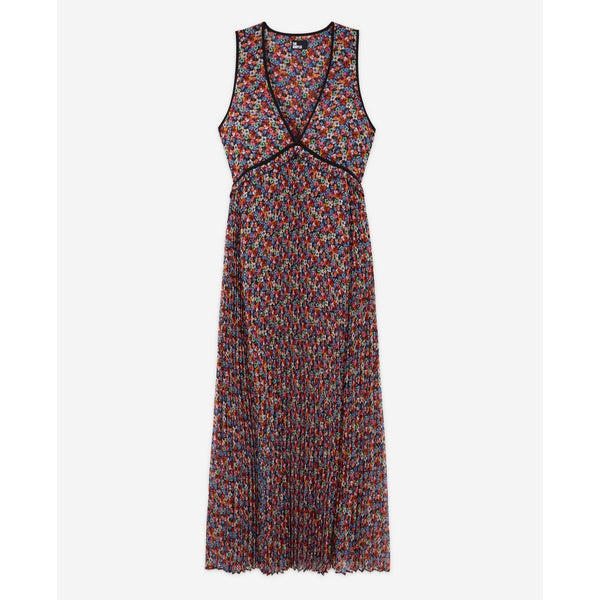 Pleated Dress - Multicolor - Women