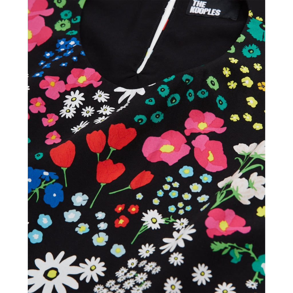 Vestido midi - Multicolor - Mujer