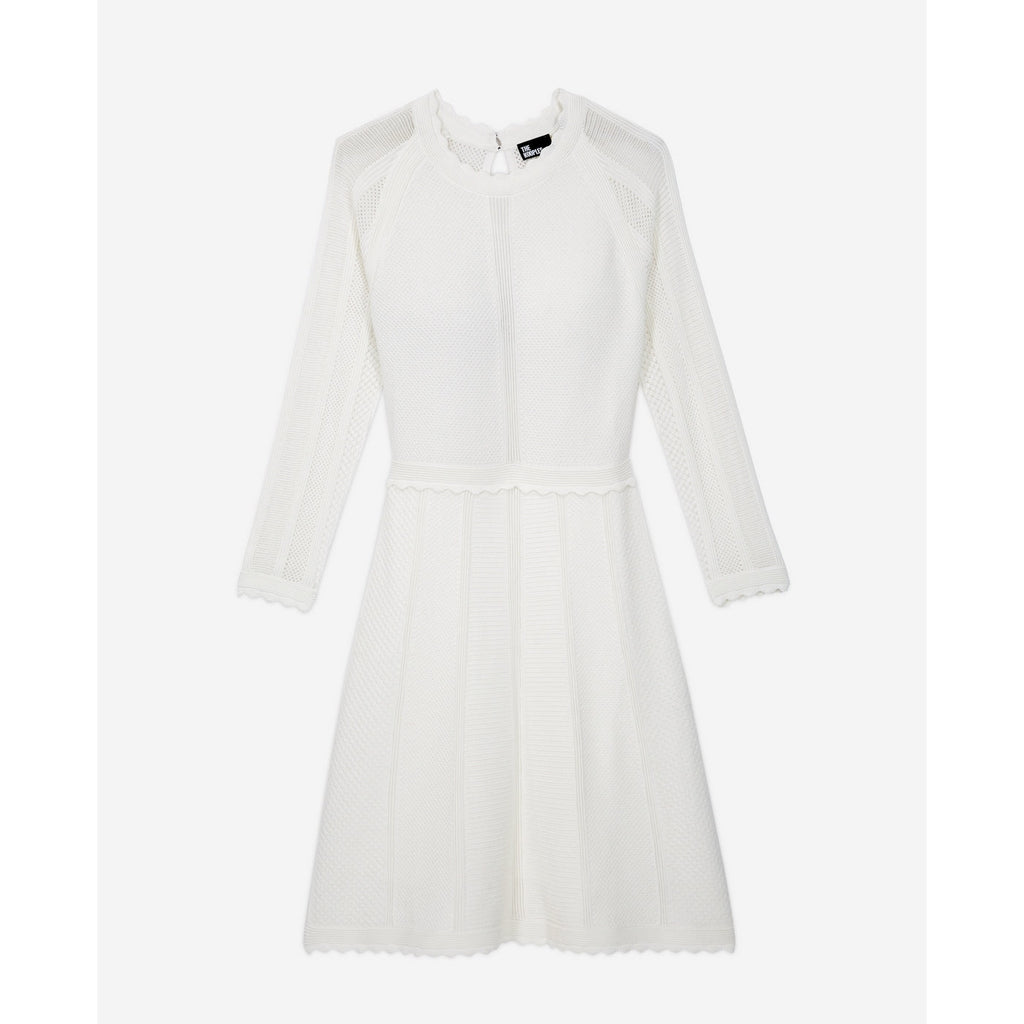 Skater Dress - White - Women