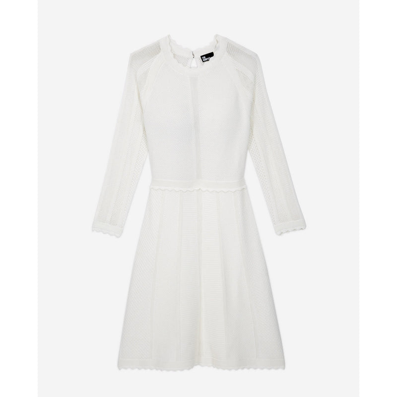 Robe Patineuse - Blanc - Femme