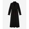 Long Silk Dress - Black - Women