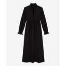 Long Silk Dress - Black - Women