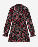 Robe - Noir Et Rouge - Femme