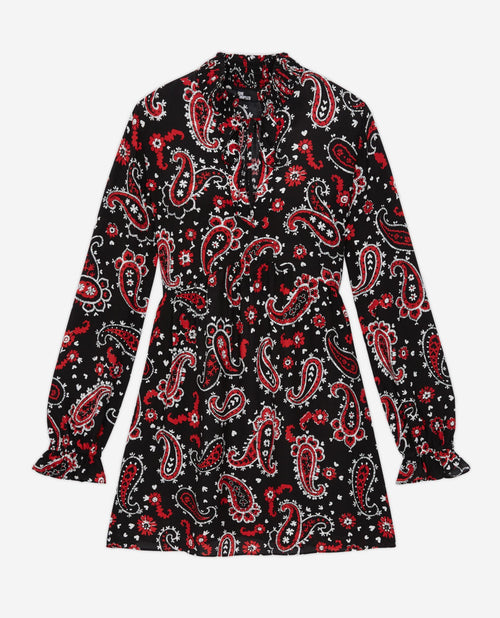 Robe - Noir Et Rouge - Femme