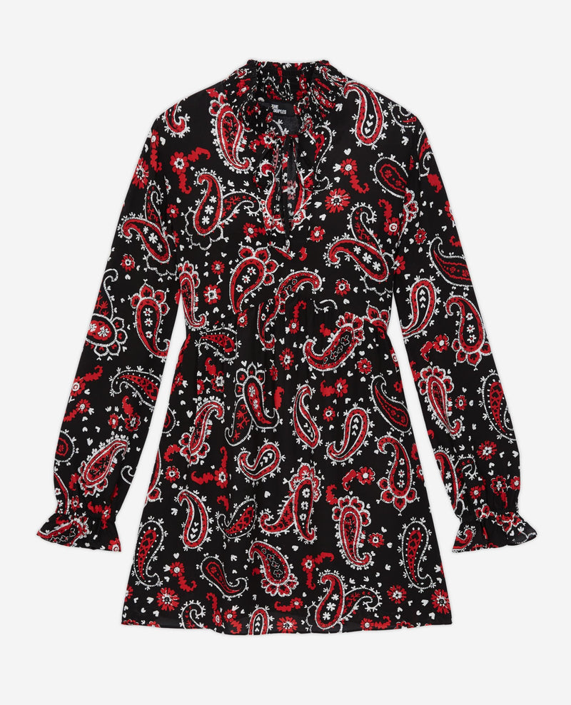 Robe - Noir Et Rouge - Femme