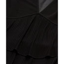 Vestido volantes - Negro - Mujer