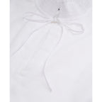 Long English Embroidery Dress - White - Women