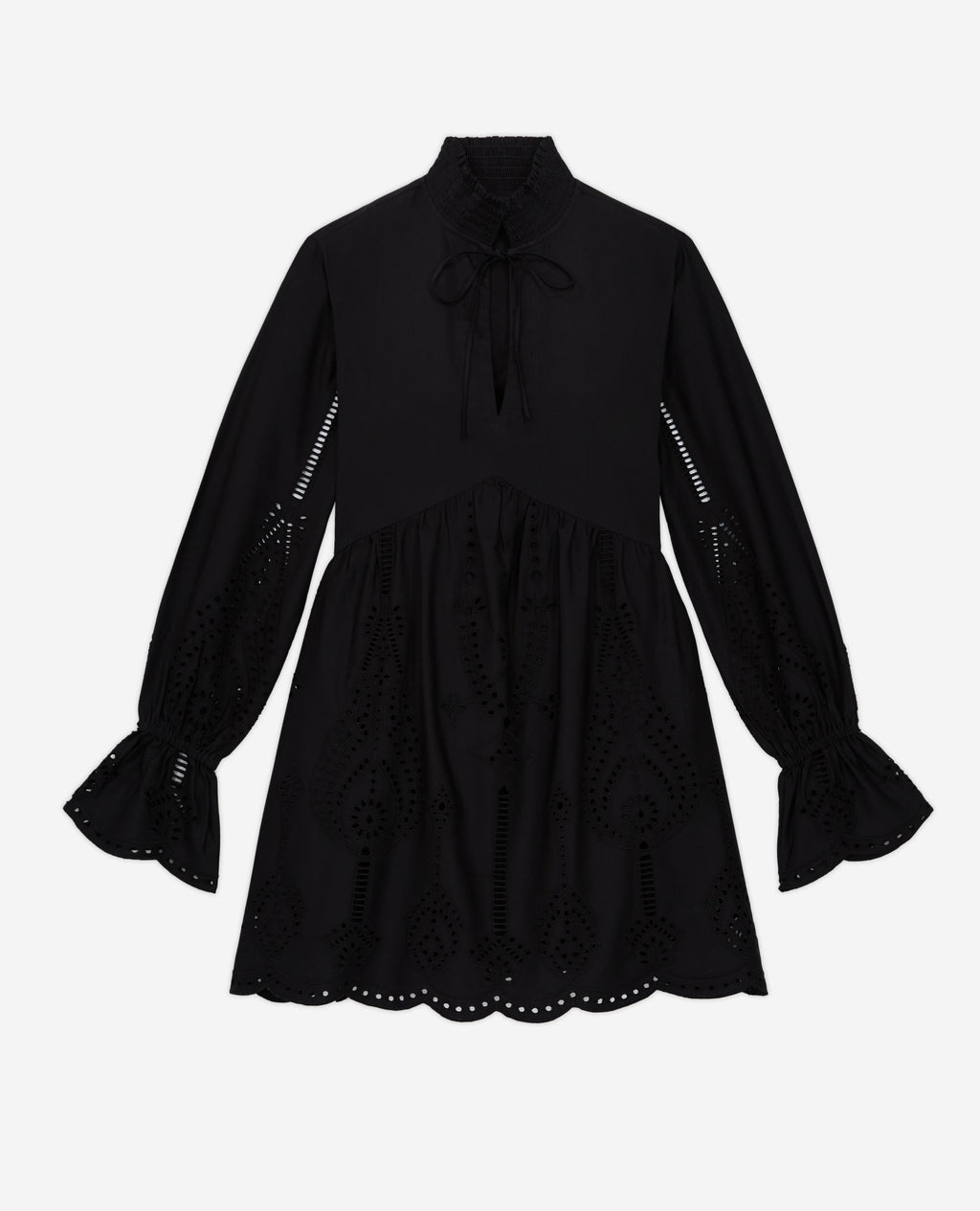 Long Sleeve Dress - Black - Women