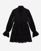 Long Sleeve Dress - Black - Women