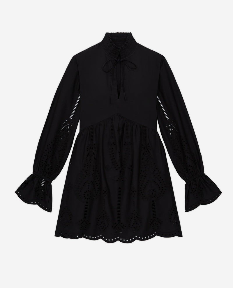 Robe À Manches Longues - Noir - Femme