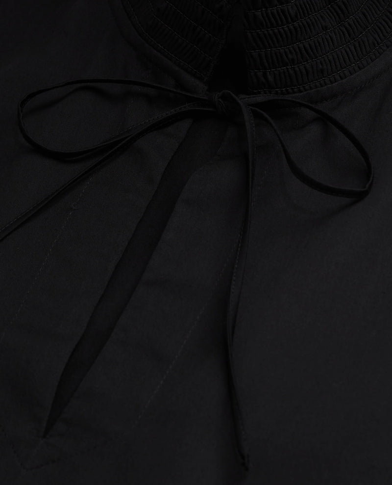 Robe À Manches Longues - Noir - Femme