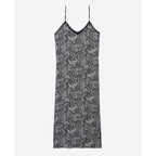 The Kooples - Robe Longue - Noir Et Blanc - Femme