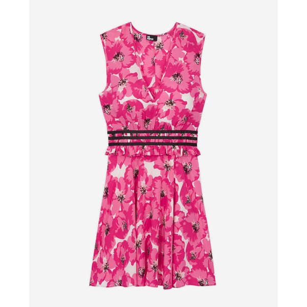 Silk Skater Dress - Pink - Women