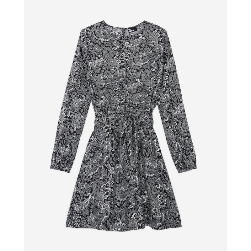 Robe Patineuse - Noir Et Blanc - Femme