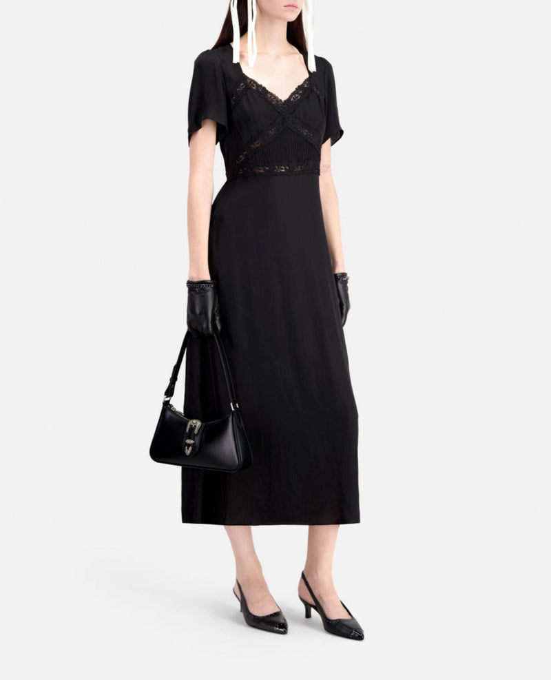 Vestido Largo Mc Top Encaje - Mujer