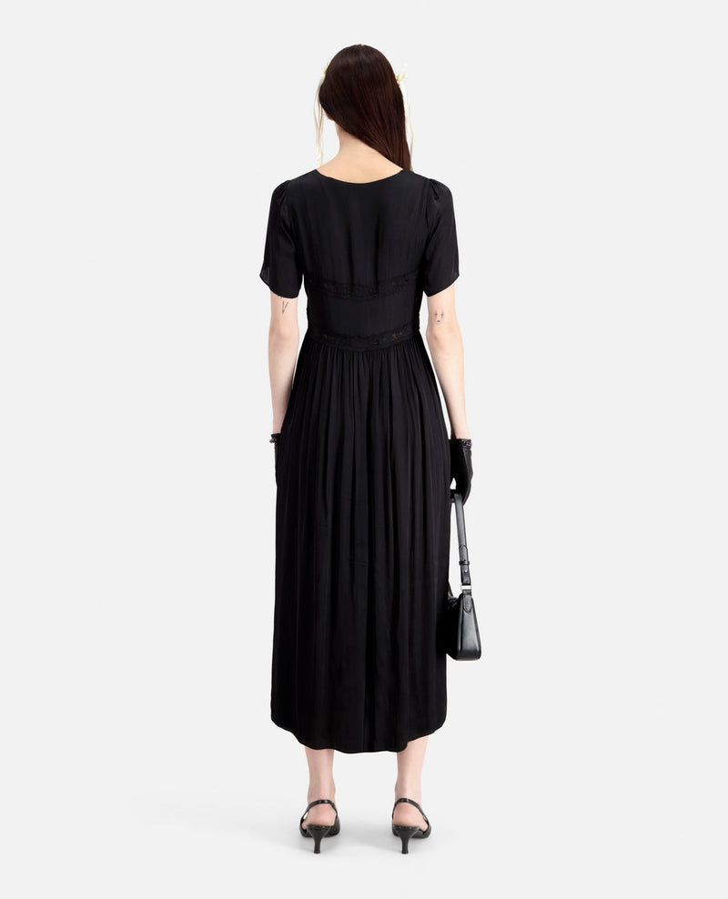 Vestido Largo Mc Top Encaje - Mujer