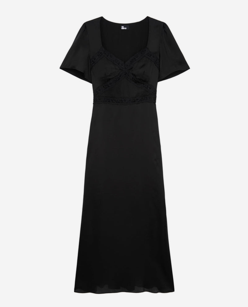Vestido Largo Mc Top Encaje - Mujer