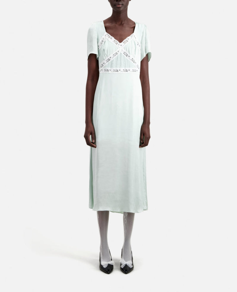 Vestido Largo - Verde Agua - Mujer