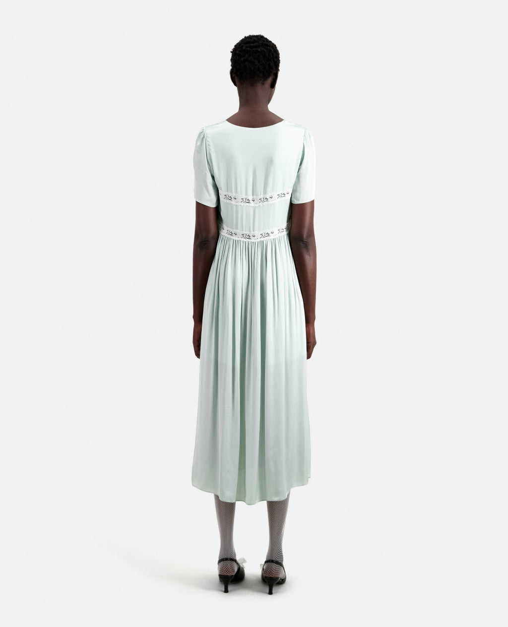 Vestido Largo - Verde Agua - Mujer