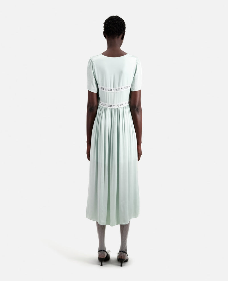 Vestido Largo - Verde Agua - Mujer