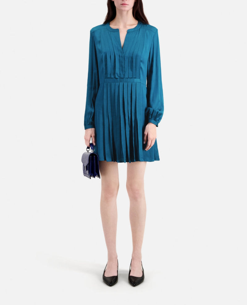 Robe Patineuse - Bleu - Femme