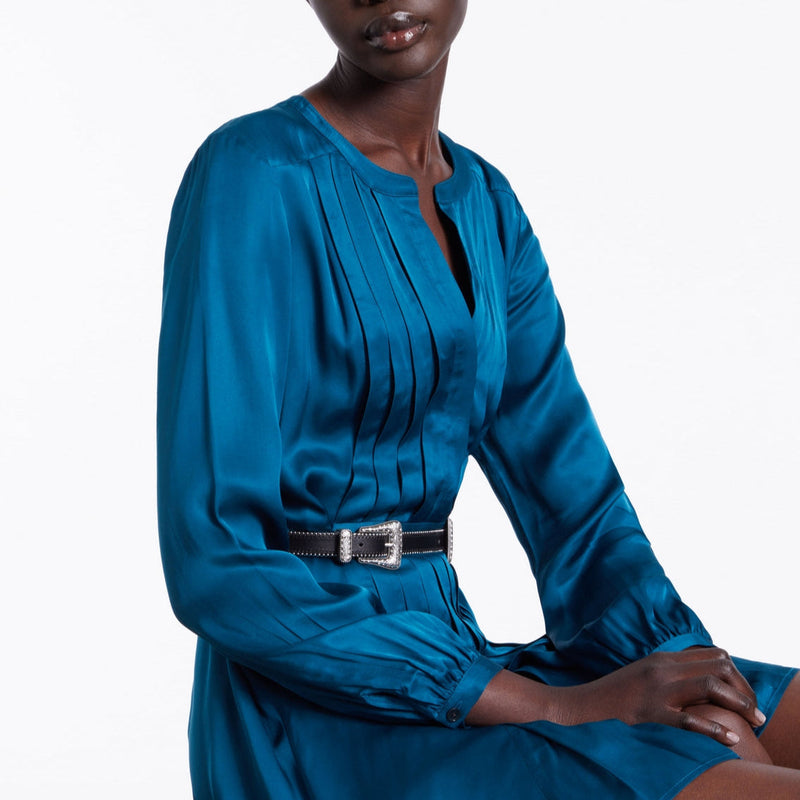 Robe Patineuse - Bleu - Femme