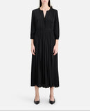 Vestido largo - Negro - Mujer