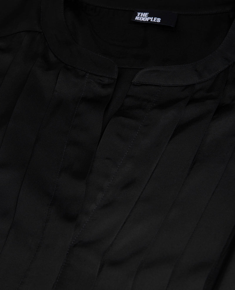 Vestido largo - Negro - Mujer