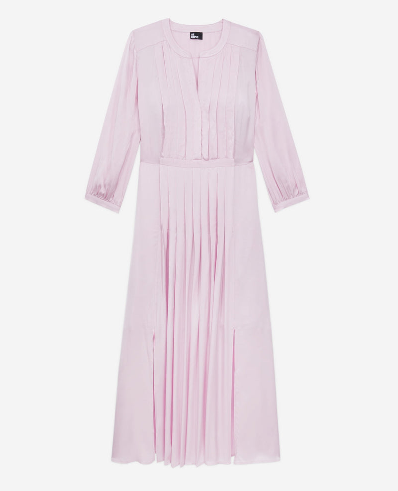Vestido midi - Rosa - Mujer