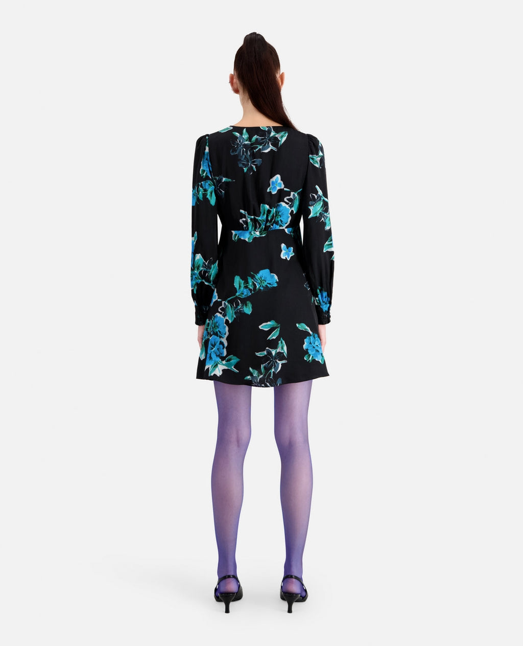 Shirt Dress - Black - Women