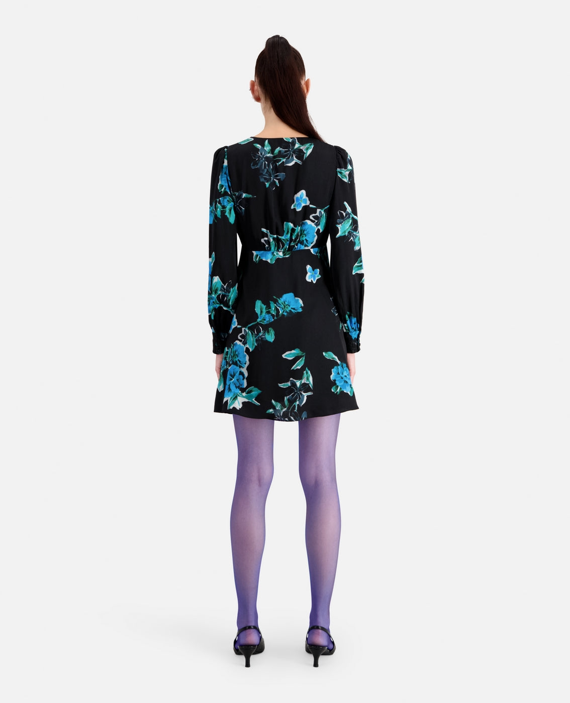 Shirt Dress - Black - Women